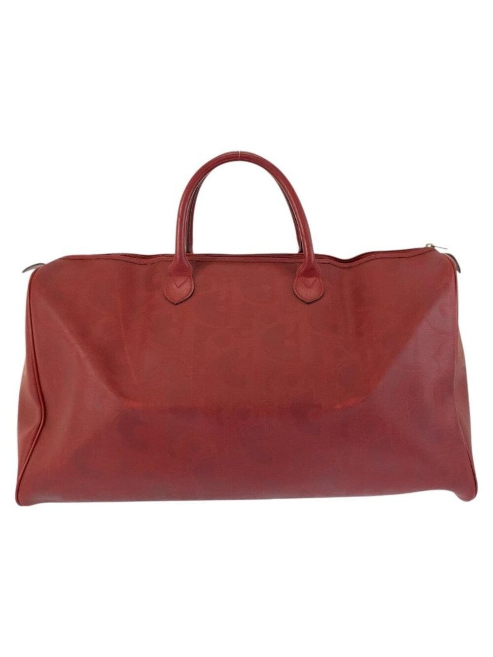Dior Vintage Trotter Red Boston Bag 2-Way - Picture 2 of 9